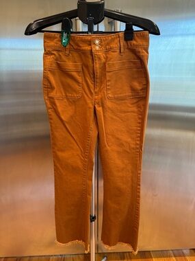 Spartina 449 Rust Orange Denim Pocket Detail